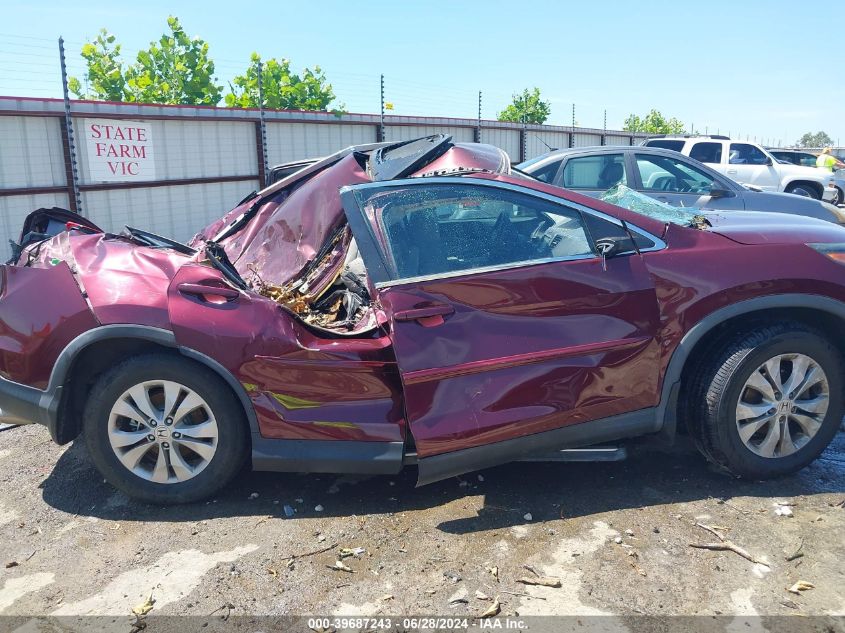 2013 Honda Cr-V Ex-L VIN: 5J6RM4H71DL000432 Lot: 39687243