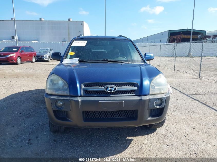 2006 Hyundai Tucson Gls/Limited VIN: KM8JN12D56U288428 Lot: 39687249