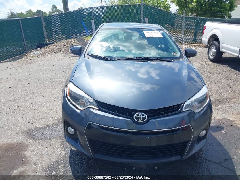 2014 Toyota Corolla S Plus VIN: 2T1BURHE2EC212834 Lot: 39687262