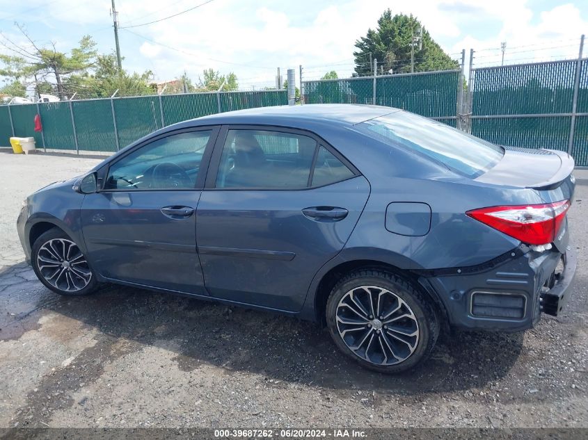 2014 Toyota Corolla S Plus VIN: 2T1BURHE2EC212834 Lot: 39687262