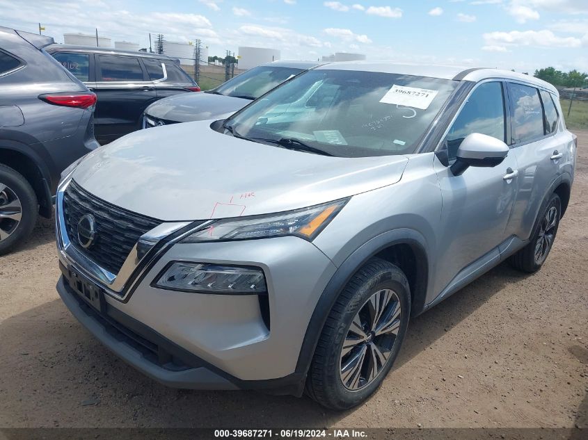 2021 Nissan Rogue Sv Intelligent Awd VIN: 5N1AT3BB1MC729751 Lot: 39687271