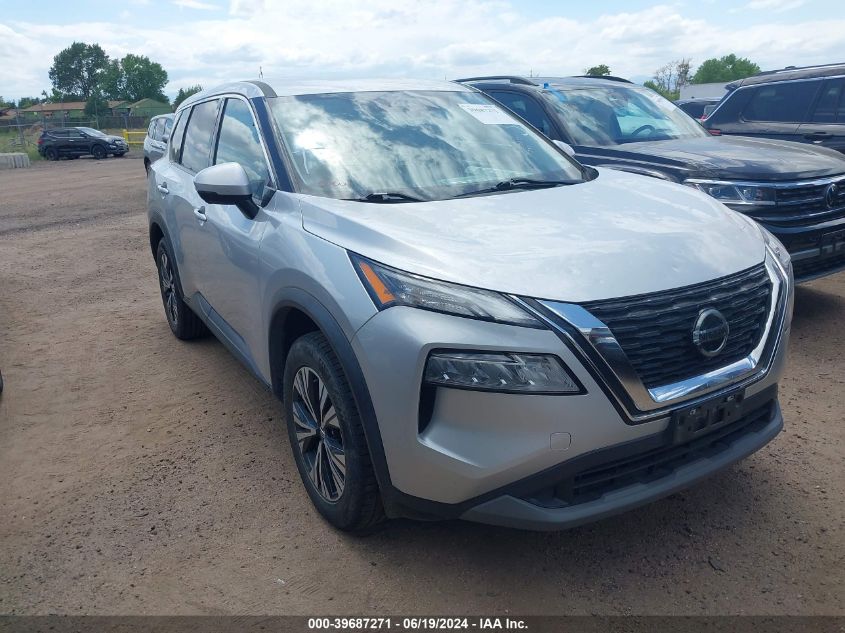 2021 Nissan Rogue Sv Intelligent Awd VIN: 5N1AT3BB1MC729751 Lot: 39687271