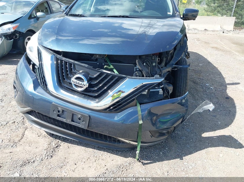 2016 Nissan Murano Sl VIN: 5N1AZ2MH2GN171346 Lot: 39687272