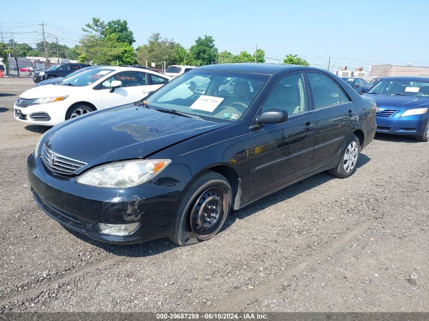 2005 Toyota Camry Xle VIN: 4T1BE30K05U396844 Lot: 39687289