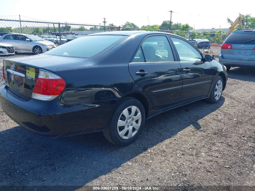 2005 Toyota Camry Xle VIN: 4T1BE30K05U396844 Lot: 39687289