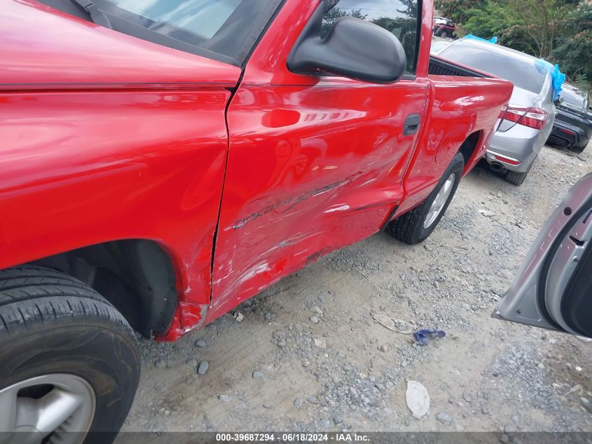 1997 Dodge Dakota Sport VIN: 1B7FL26PXVS312887 Lot: 39687294