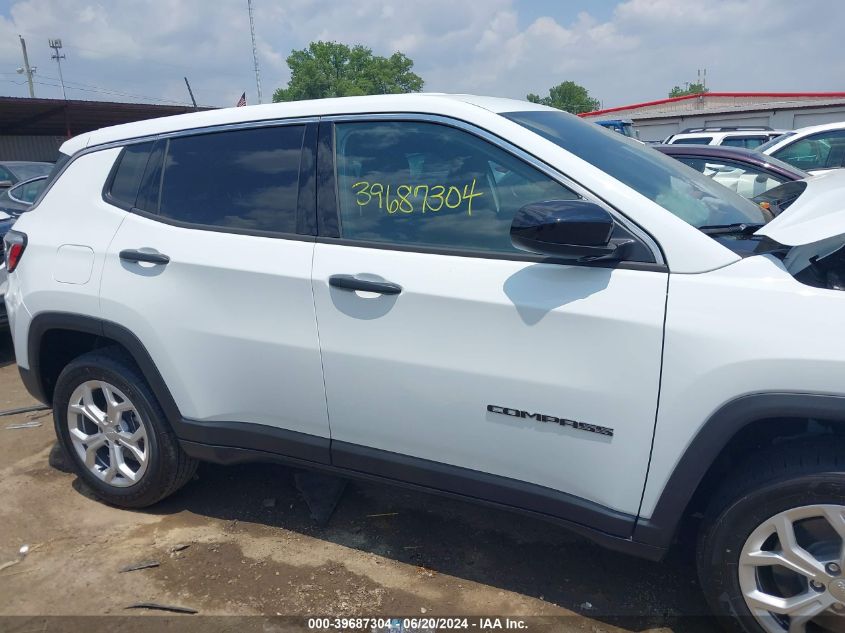 2024 Jeep Compass Sport 4X4 VIN: 3C4NJDAN3RT135848 Lot: 39687304