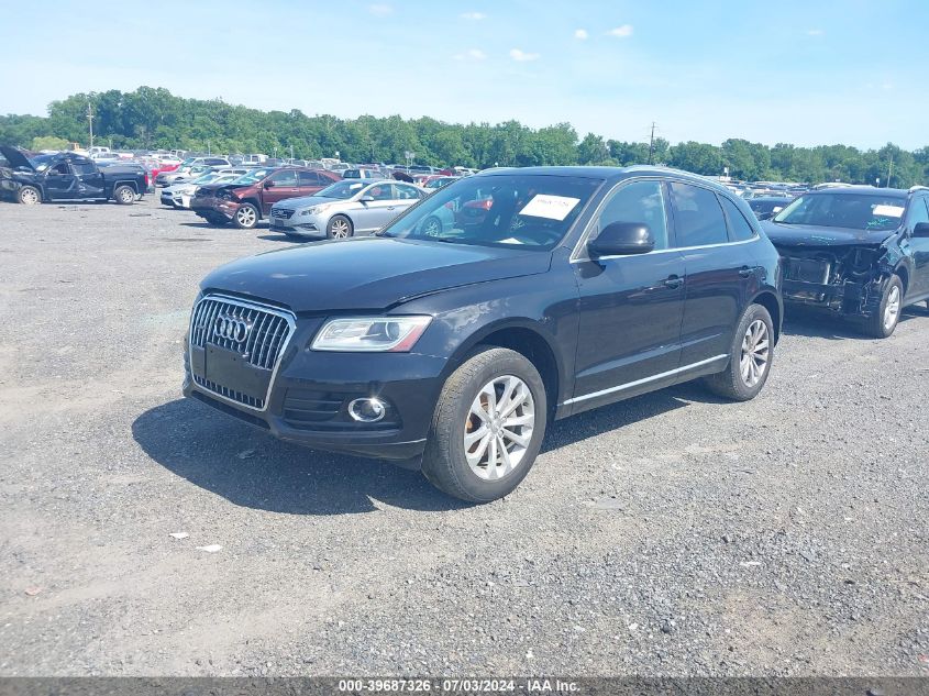 2014 Audi Q5 2.0T Premium VIN: WA1LFAFPXEA111091 Lot: 39687326