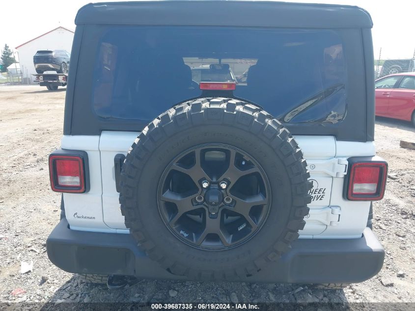 2022 Jeep Wrangler Unlimited Willys Sport 4X4 VIN: 1C4HJXDN0NW272874 Lot: 39687335