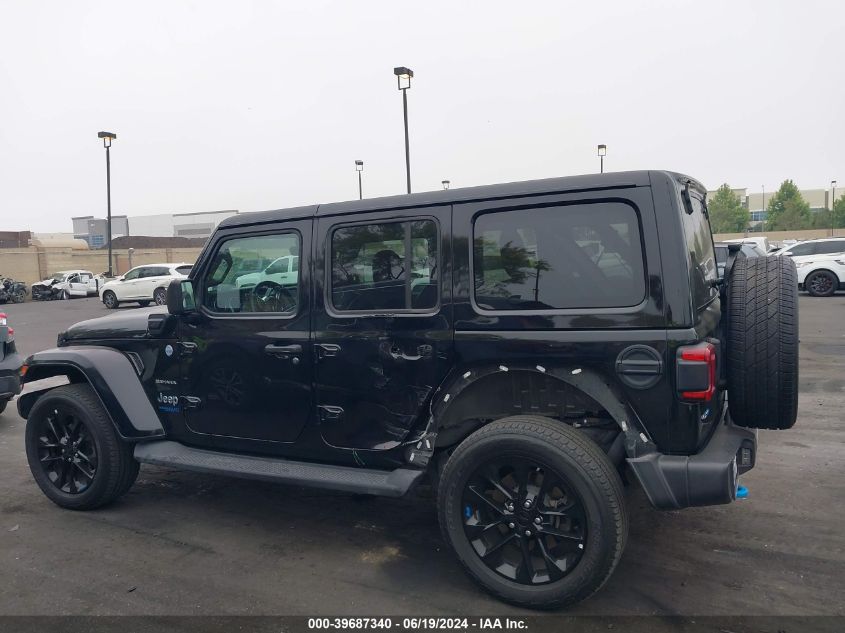 2022 Jeep Wrangler Unlimited Sahara 4Xe VIN: 1C4JJXP63NW199084 Lot: 39687340