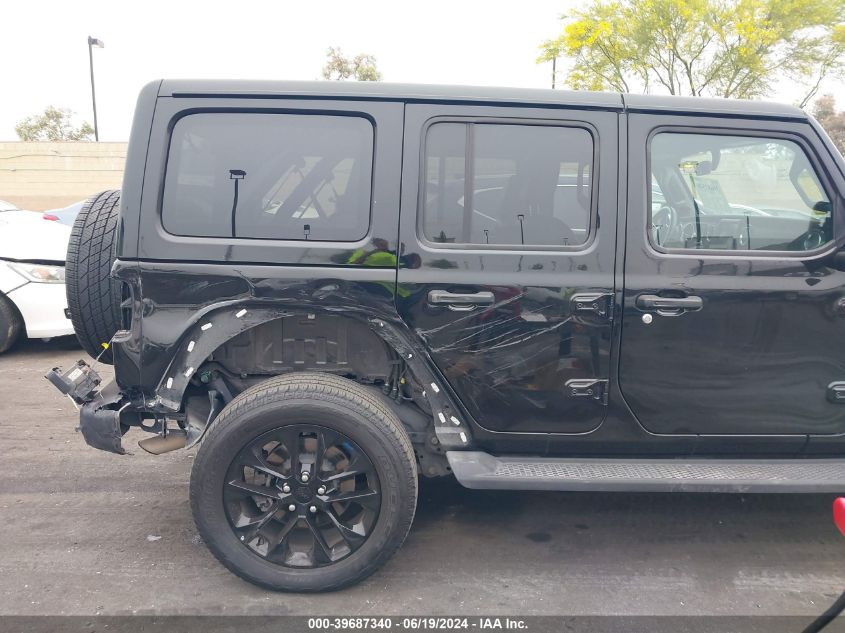 2022 Jeep Wrangler Unlimited Sahara 4Xe VIN: 1C4JJXP63NW199084 Lot: 39687340