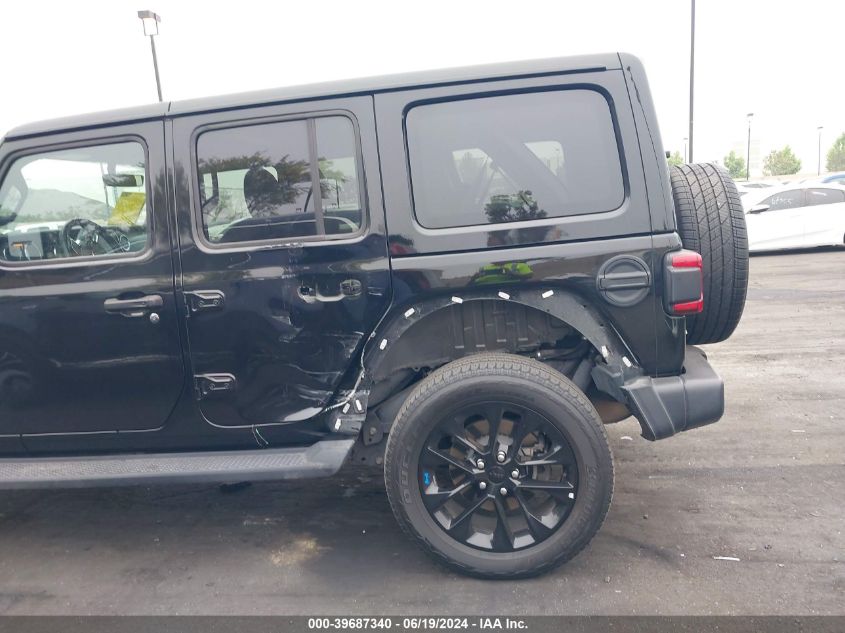 2022 Jeep Wrangler Unlimited Sahara 4Xe VIN: 1C4JJXP63NW199084 Lot: 39687340