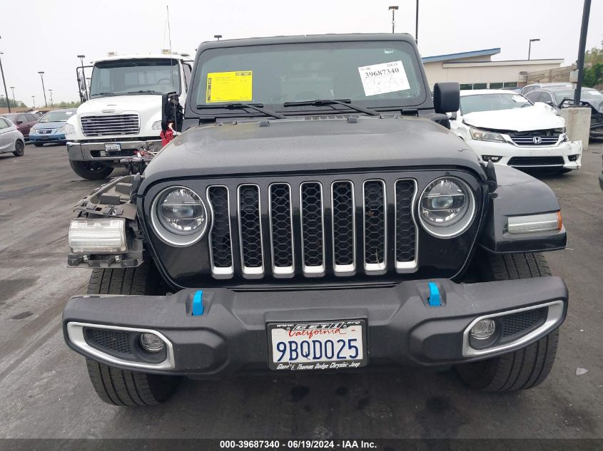 2022 Jeep Wrangler Unlimited Sahara 4Xe VIN: 1C4JJXP63NW199084 Lot: 39687340