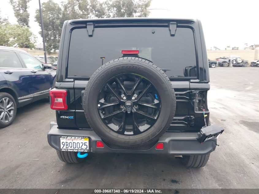 2022 Jeep Wrangler Unlimited Sahara 4Xe VIN: 1C4JJXP63NW199084 Lot: 39687340