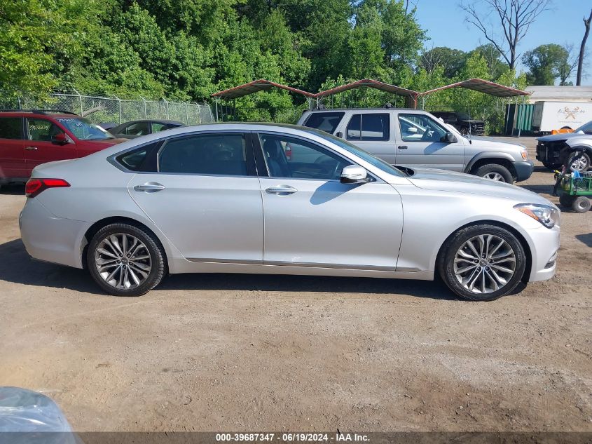 2015 Hyundai Genesis 3.8 VIN: KMHGN4JE0FU029643 Lot: 39687347