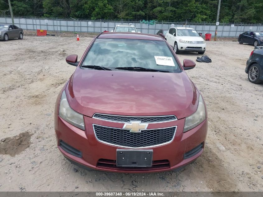 2012 Chevrolet Cruze Lt VIN: 1G1PF5SC9C7206262 Lot: 39687348