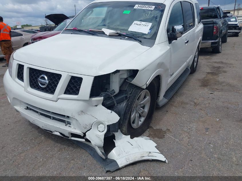 2009 Nissan Armada Se VIN: 5N1BA08D69N606489 Lot: 39687357