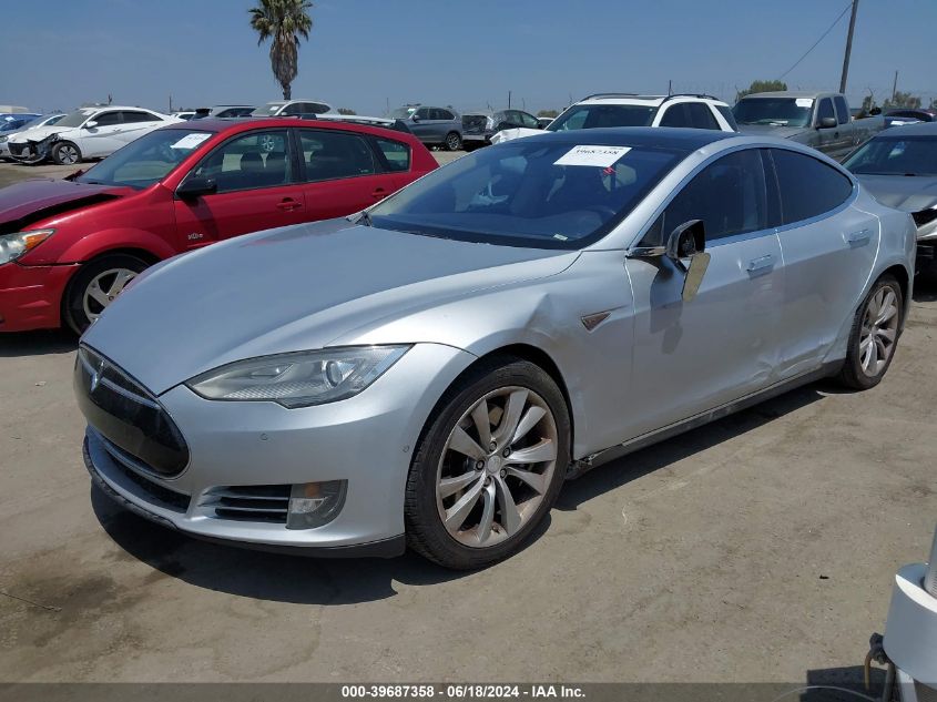 2014 Tesla Model S P85 VIN: 5YJSA1H16EFP63397 Lot: 39687358