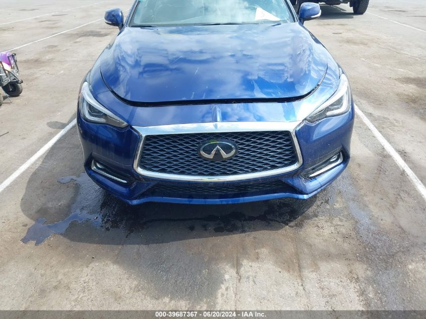 2019 Infiniti Q60 3.0T Luxe VIN: JN1EV7ELXKM290796 Lot: 39687367