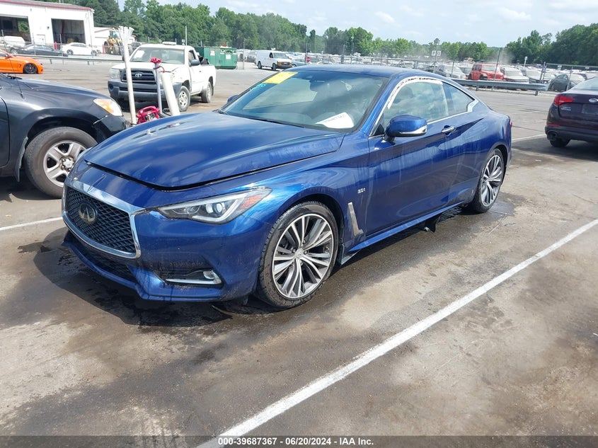 2019 Infiniti Q60 3.0T Luxe VIN: JN1EV7ELXKM290796 Lot: 39687367
