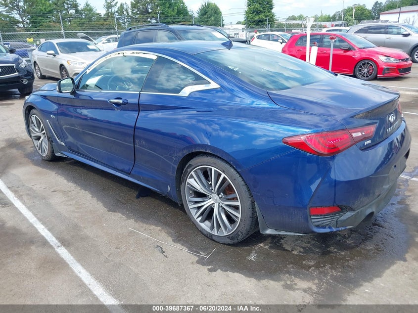 2019 Infiniti Q60 3.0T Luxe VIN: JN1EV7ELXKM290796 Lot: 39687367