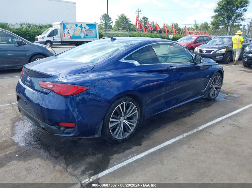 2019 Infiniti Q60 3.0T Luxe VIN: JN1EV7ELXKM290796 Lot: 39687367