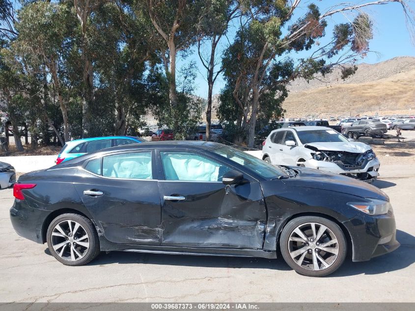 2018 Nissan Maxima 3.5 Sv VIN: 1N4AA6APXJC361354 Lot: 39687373