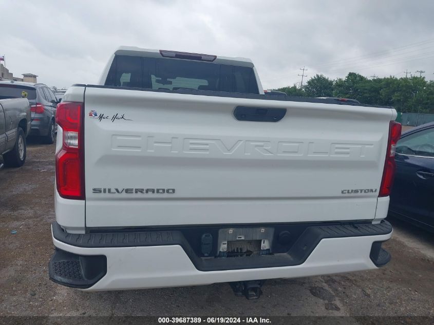 2022 Chevrolet Silverado Ltd K1500 Custom VIN: 3GCPYBEK1NG212633 Lot: 39687389