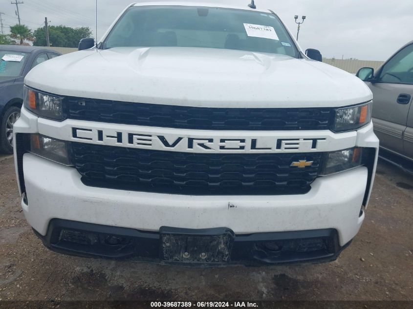 2022 Chevrolet Silverado Ltd K1500 Custom VIN: 3GCPYBEK1NG212633 Lot: 39687389