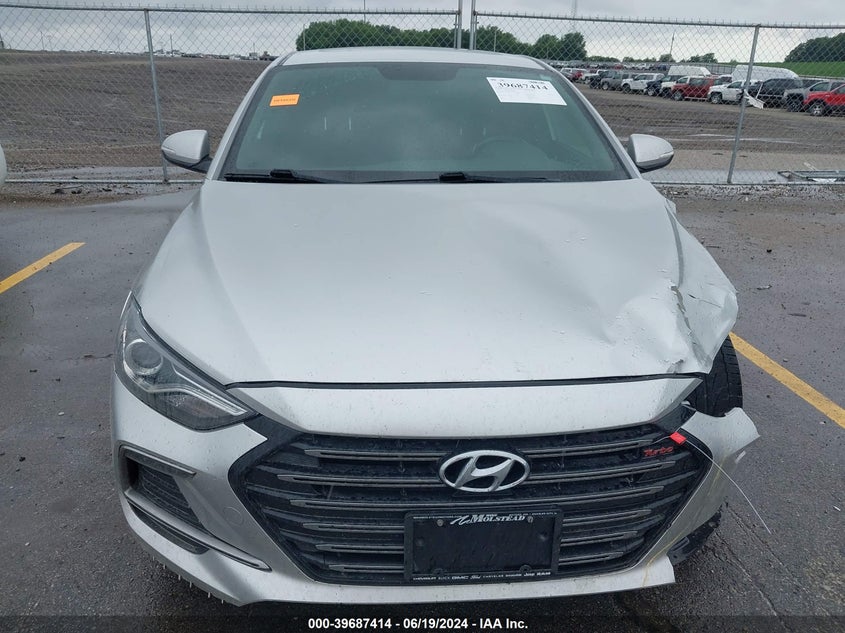 VIN KMHD04LB6JU474899 2018 HYUNDAI ELANTRA SPORT