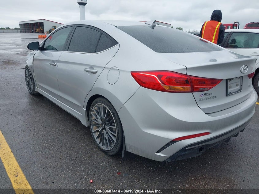 VIN KMHD04LB6JU474899 2018 HYUNDAI ELANTRA SPORT