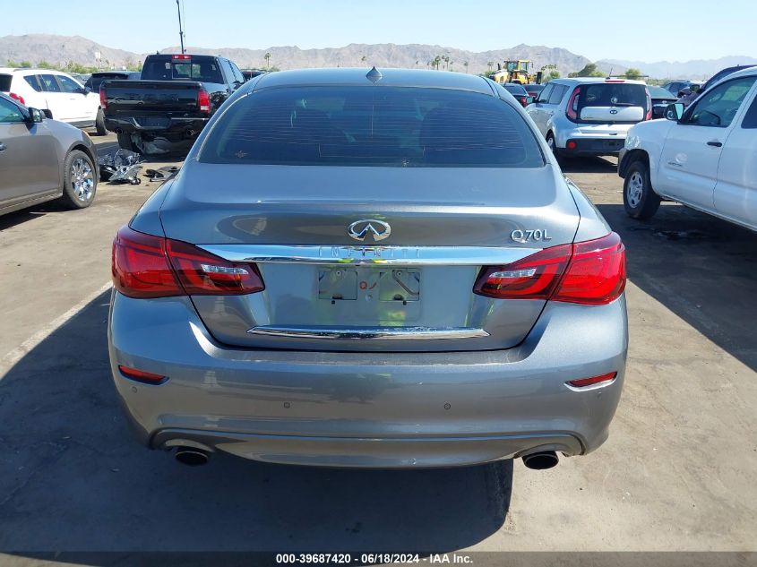 2018 Infiniti Q70L 5.6 Luxe VIN: JN1AY1PP7JM300007 Lot: 39687420