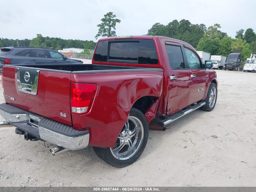 2006 Nissan Titan Xe VIN: 1N6BA07A86N517835 Lot: 39687444