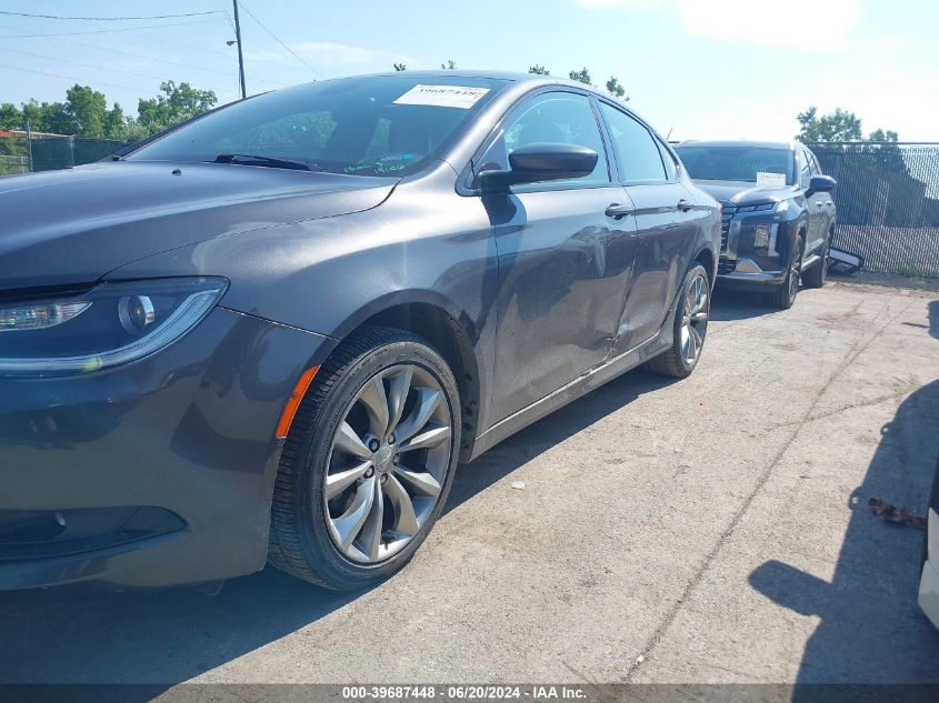 2015 Chrysler 200 S VIN: 1C3CCCBB6FN729009 Lot: 39687448