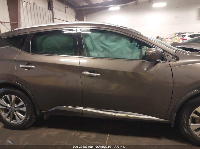 2016 Nissan Murano Sl VIN: 5N1AZ2MHXGN150390 Lot: 39687460