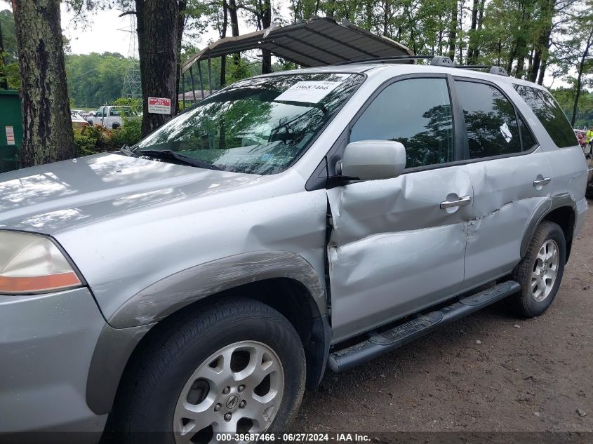 2002 Acura Mdx Touring VIN: 2HNYD18632H510552 Lot: 39687466