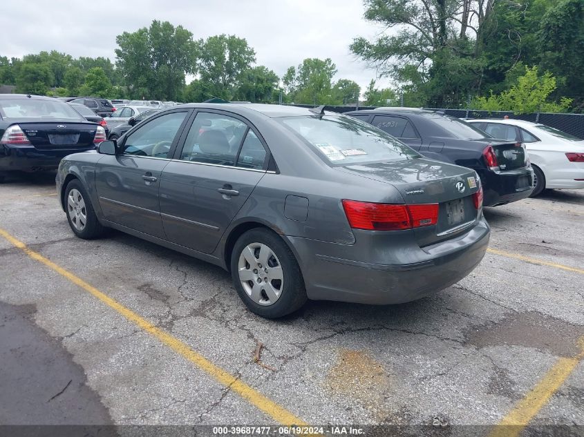 2009 Hyundai Sonata Gls VIN: 5NPET46C99H429403 Lot: 39687477