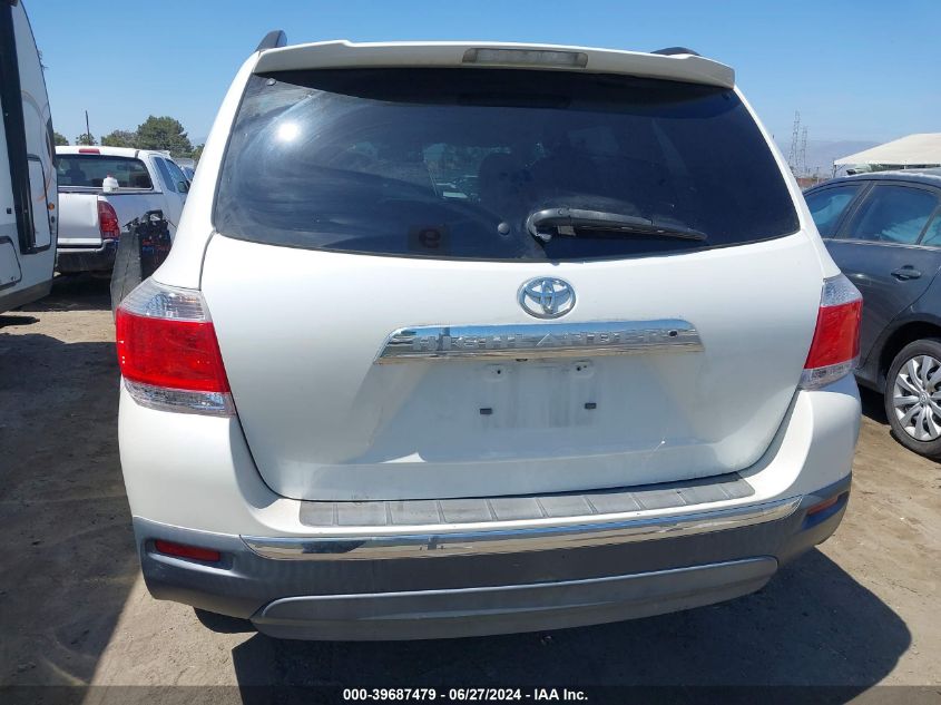 2012 Toyota Highlander Limited V6 VIN: 5TDYK3EH8CS072207 Lot: 39687479