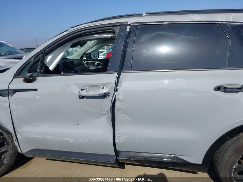 2023 Kia Sorento Sx VIN: 5XYRK4LF7PG176069 Lot: 39687496