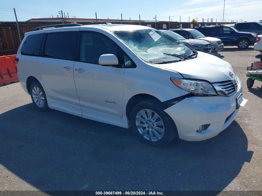 2011 Toyota Sienna Limited V6 VIN: 5TDYK3DCXBS018881 Lot: 39687499