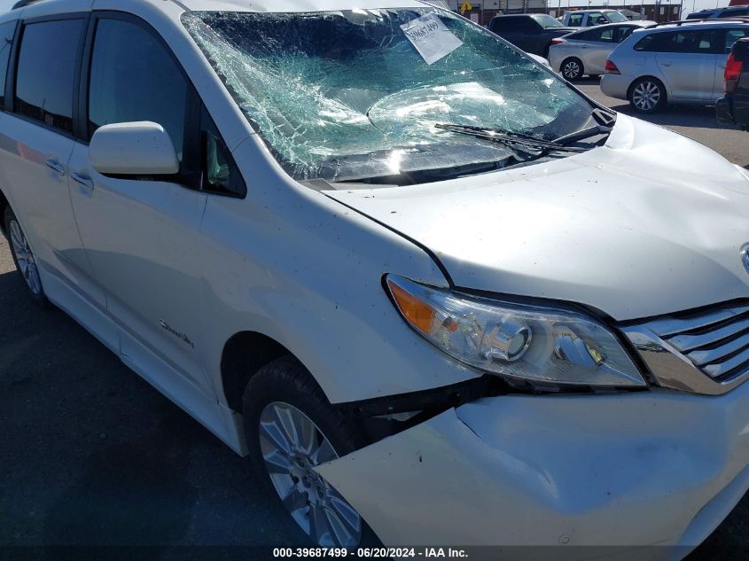 2011 Toyota Sienna Limited V6 VIN: 5TDYK3DCXBS018881 Lot: 39687499