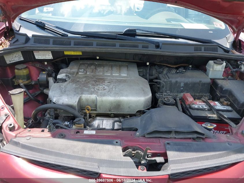 2007 Toyota Sienna Ce VIN: 5TDZK23C77S022264 Lot: 39687506