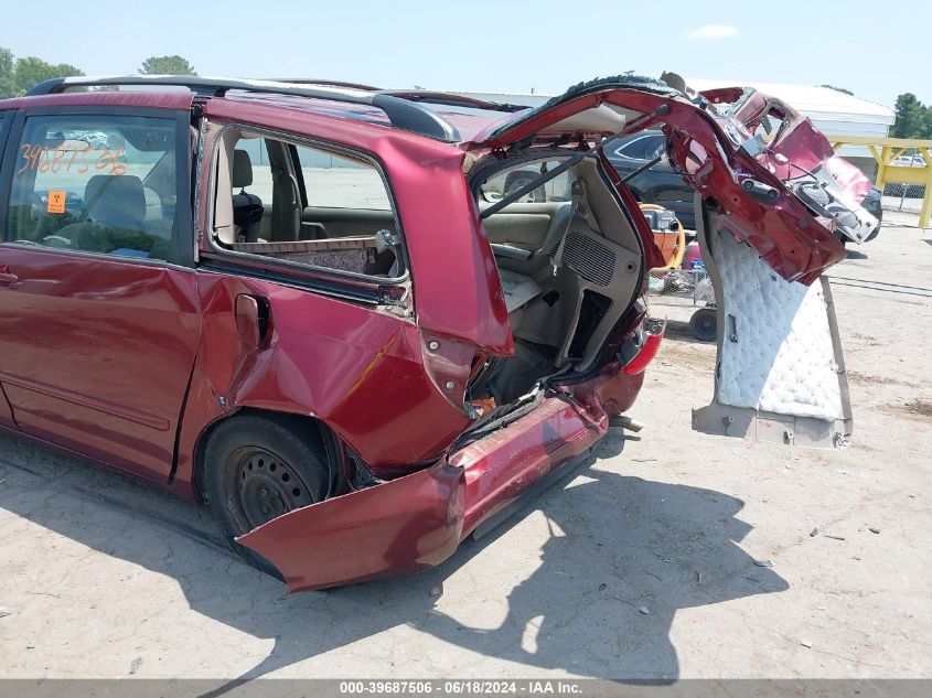2007 Toyota Sienna Ce VIN: 5TDZK23C77S022264 Lot: 39687506