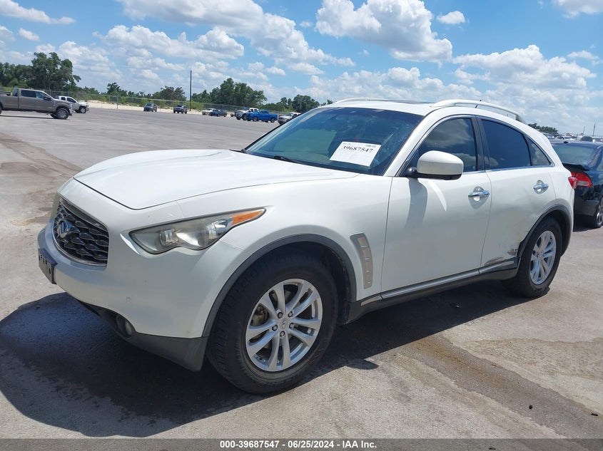 2010 Infiniti Fx35 VIN: JN8AS1MU0AM802824 Lot: 39687547