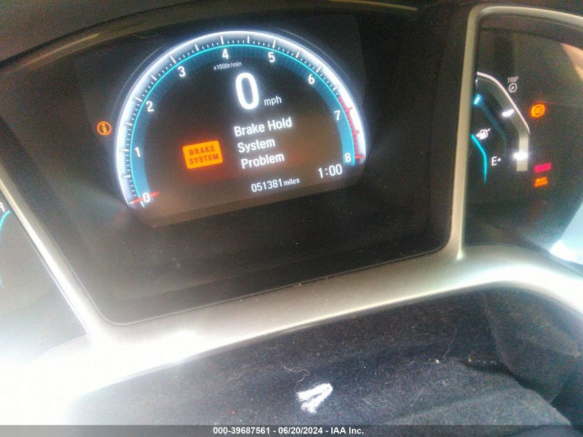 2018 Honda Civic Ex VIN: 19XFC2F75JE037961 Lot: 39687561