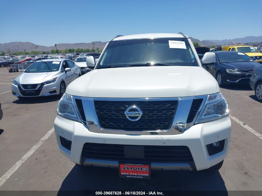 2019 Nissan Armada Sv VIN: JN8AY2ND2K9086631 Lot: 39687628