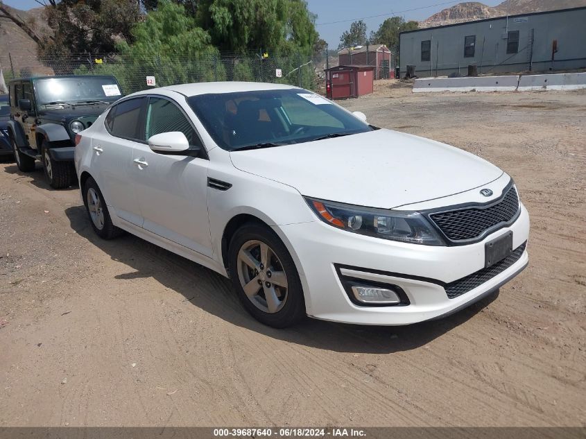 2015 Kia Optima Lx VIN: 5XXGM4A71FG424607 Lot: 39687640