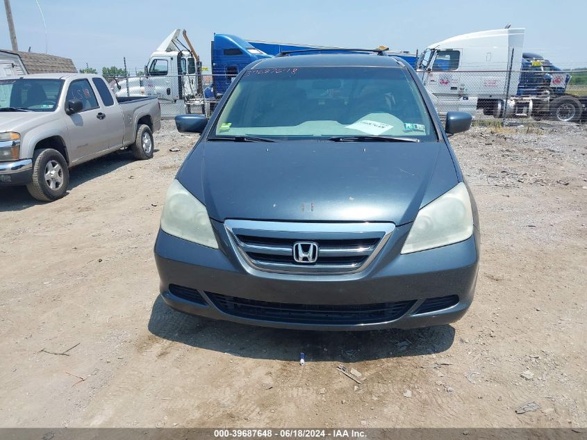 2006 Honda Odyssey Ex VIN: 5FNRL38496B050512 Lot: 39687648