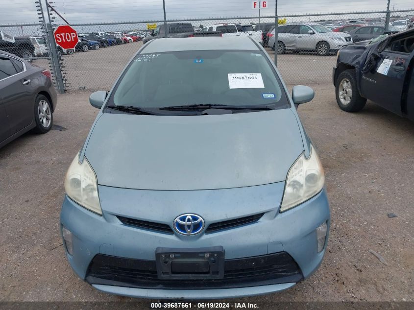 2013 Toyota Prius Three VIN: JTDKN3DUXD1676139 Lot: 39687661