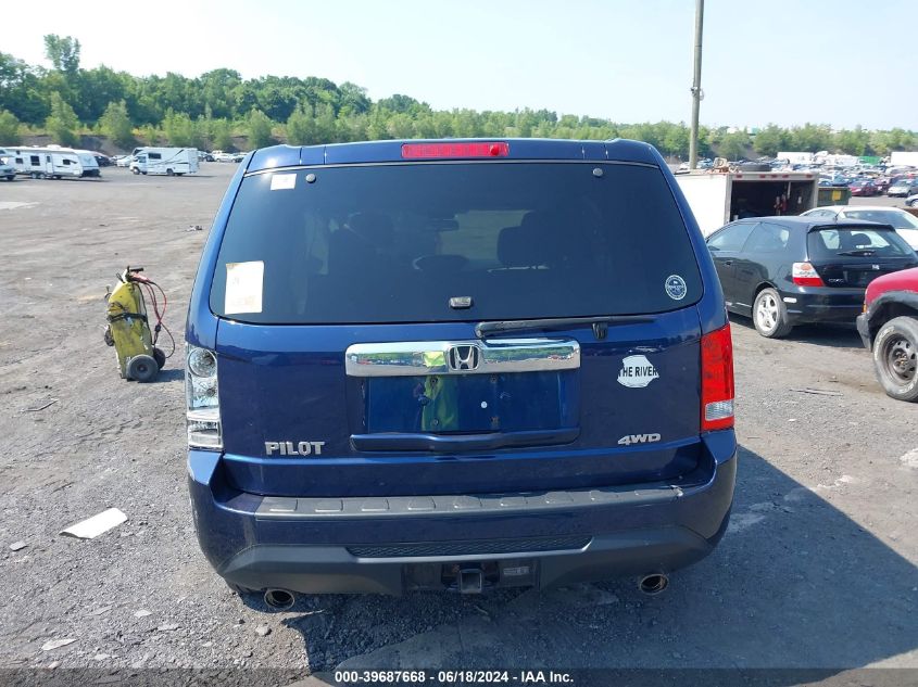 2015 Honda Pilot Ex-L VIN: 5FNYF4H50FB001569 Lot: 39687668